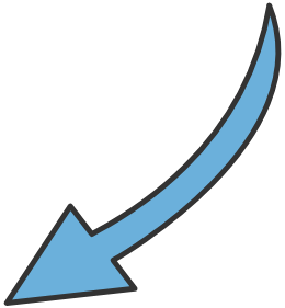 an arrow pointing down and to the left, from the Internal Review portion to the Official QM Course Review section